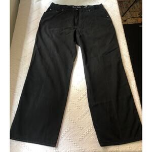 Vintage Interstate Wide Leg Baggy Pants Skate Distressed 90s Y2K Made USA Sz 40